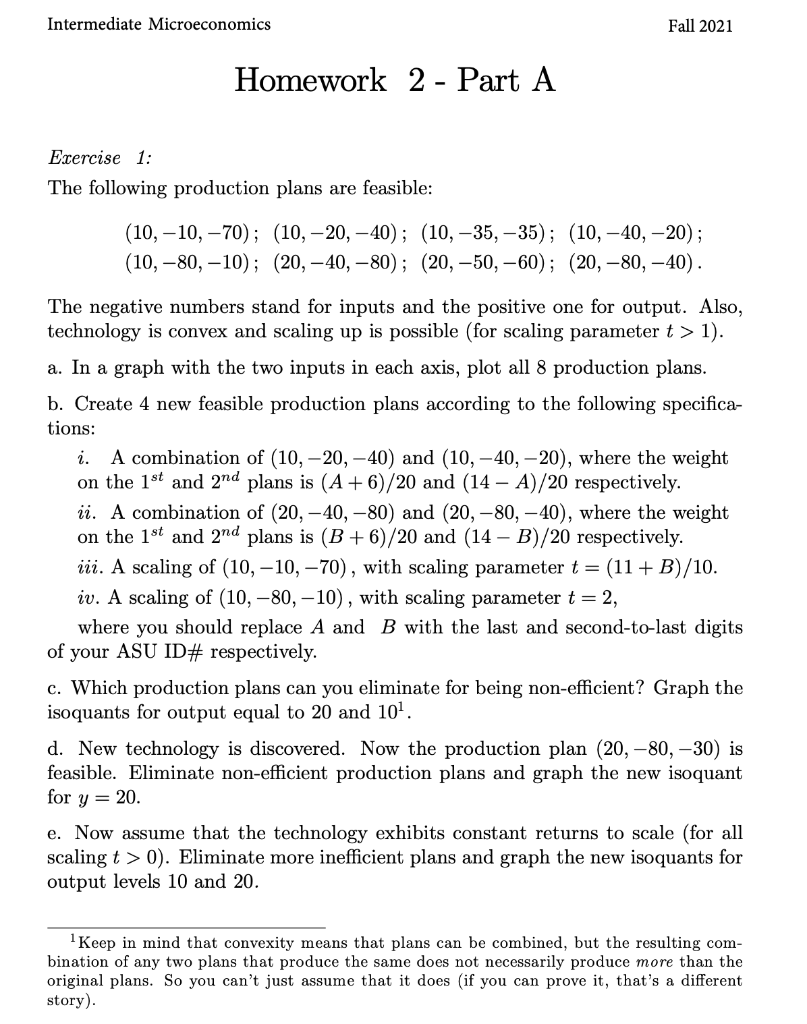 intermediate microeconomics homework