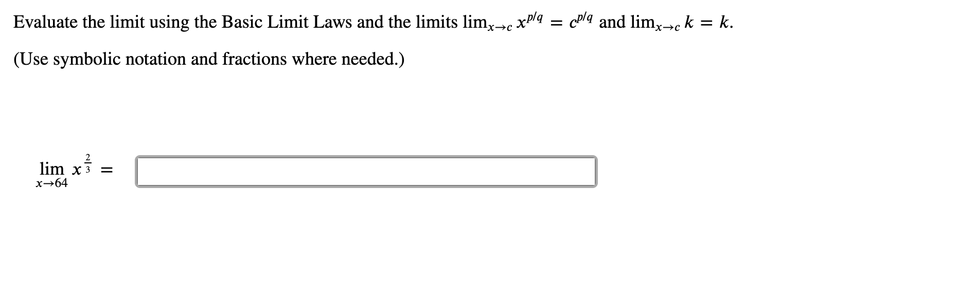 Solved Evaluate the limits using the basic limit laws for | Chegg.com
