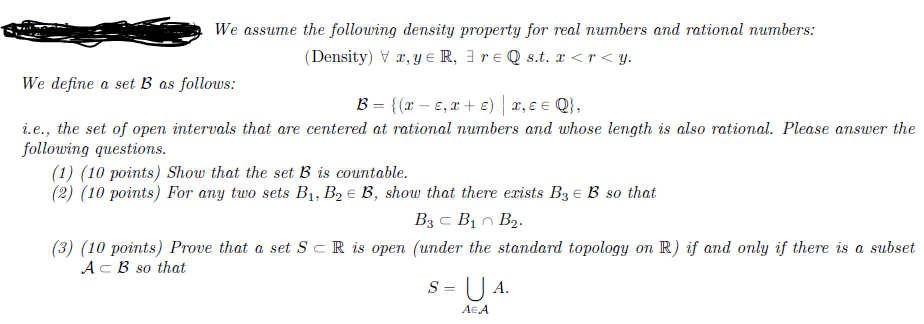 Solved (Density) ∀x