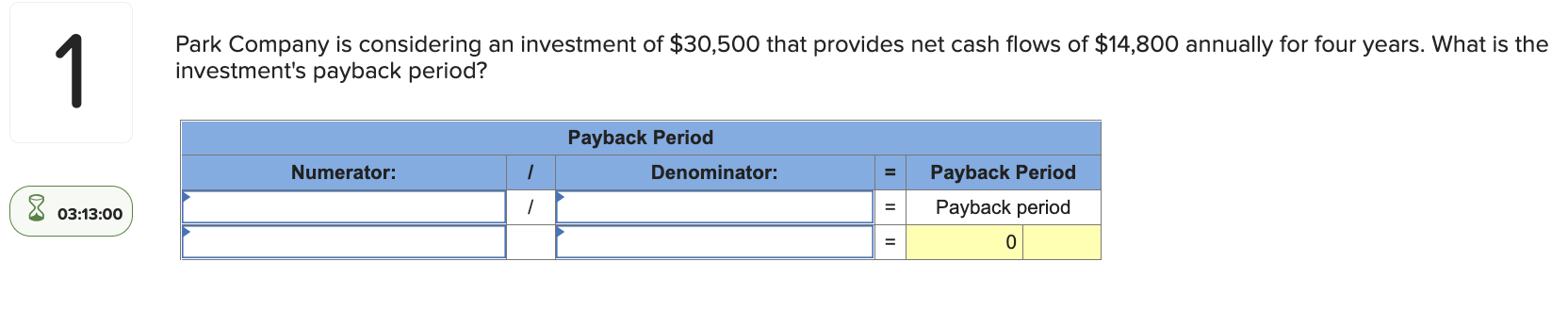 solved-1-park-company-is-considering-an-investment-of-chegg