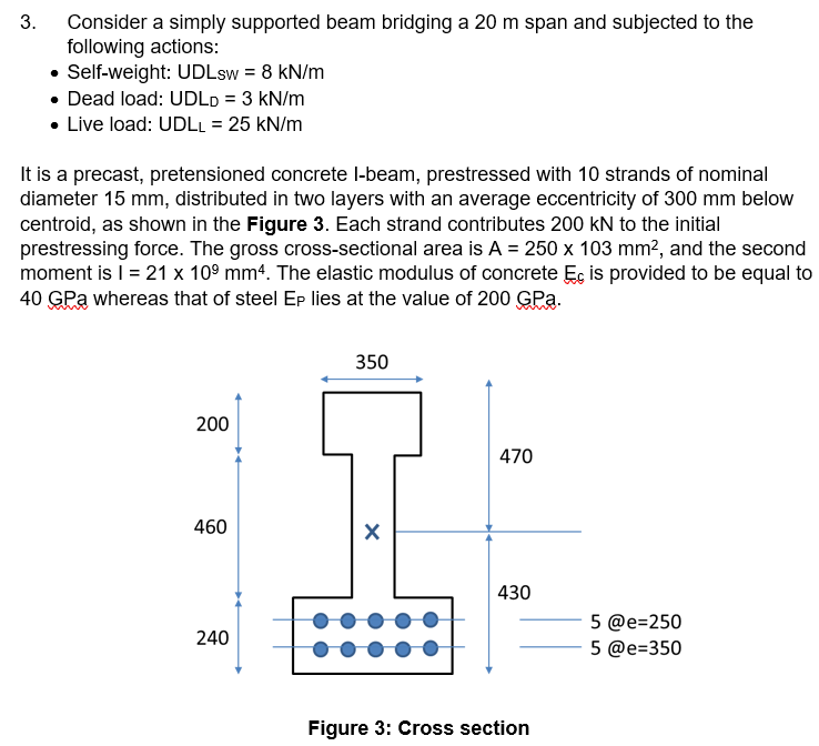 Solved D. Calculate The Stresses At The Top And | Chegg.com