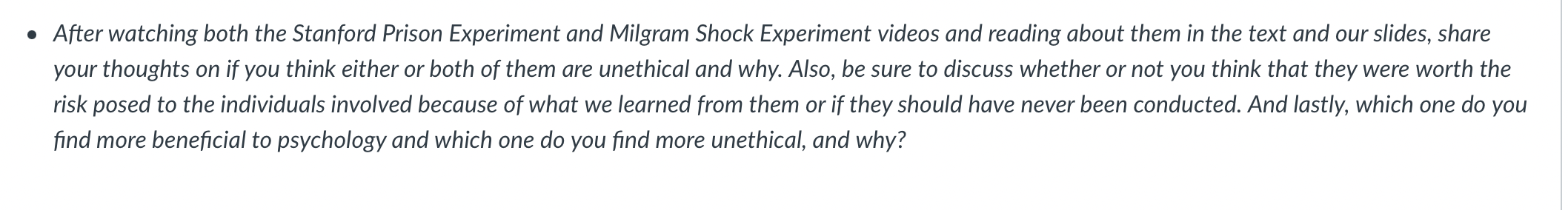 - After watching both the Stanford Prison Experiment | Chegg.com