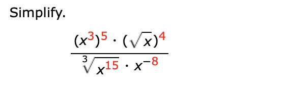 Solved Write the expression in power form axb for numbers a | Chegg.com