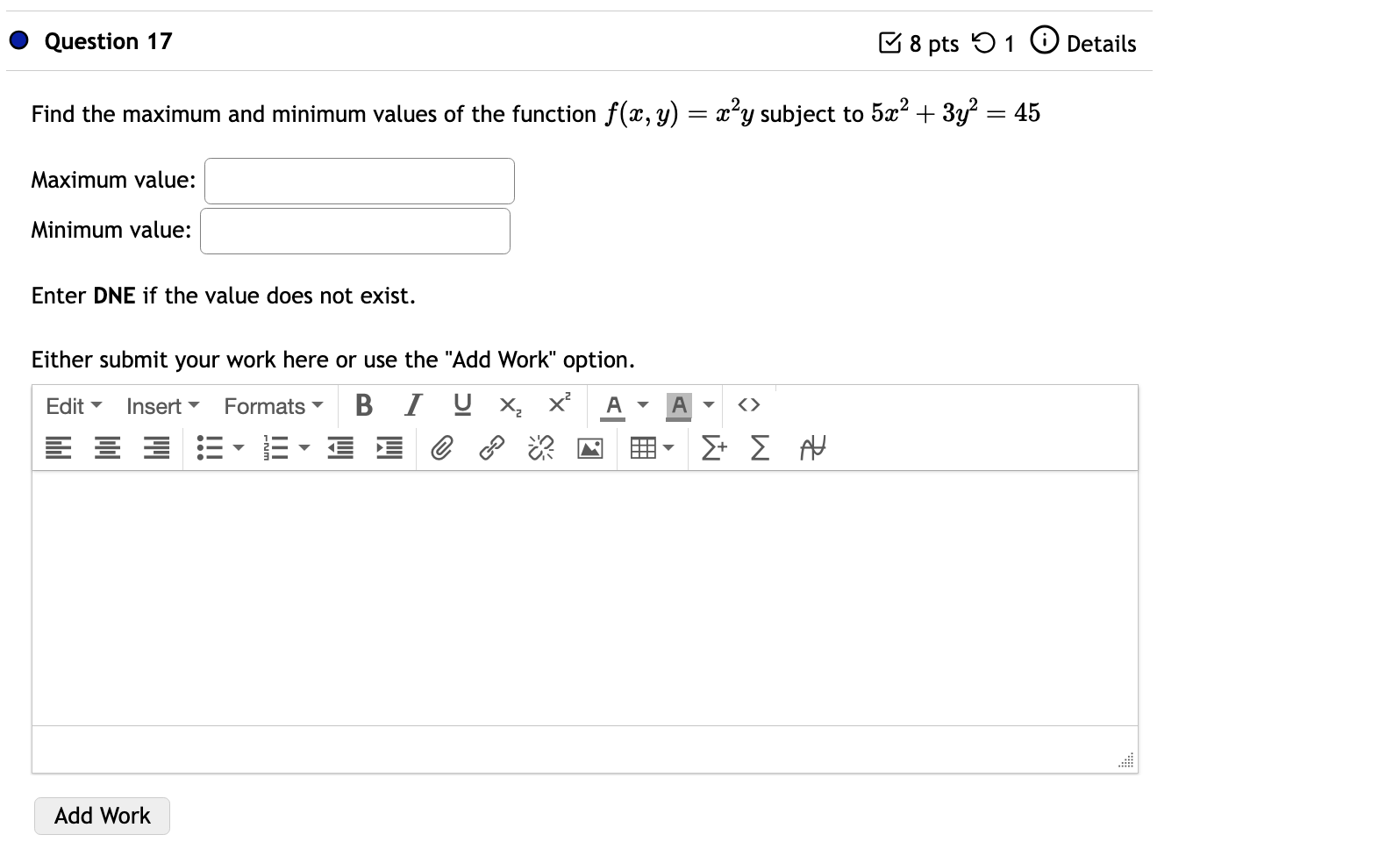 solved-find-the-maximum-and-minimum-values-of-the-function-chegg