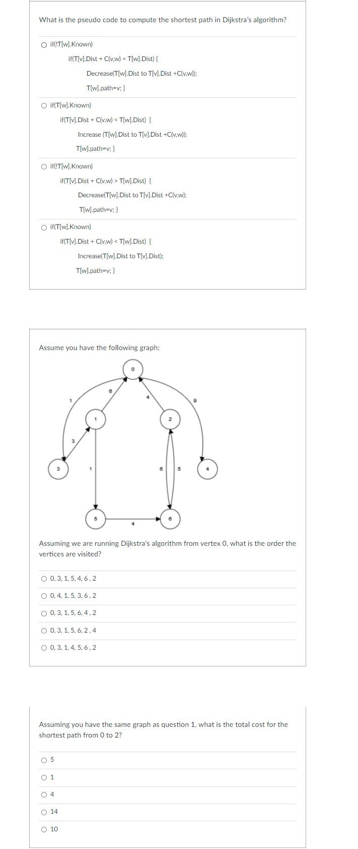 Solved What is the pseudo code to compute the shortest path | Chegg.com