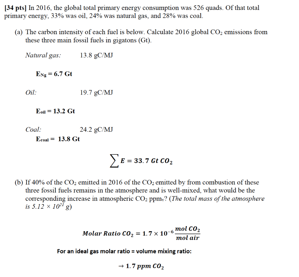 Solved this is an environmental engineering class and the | Chegg.com