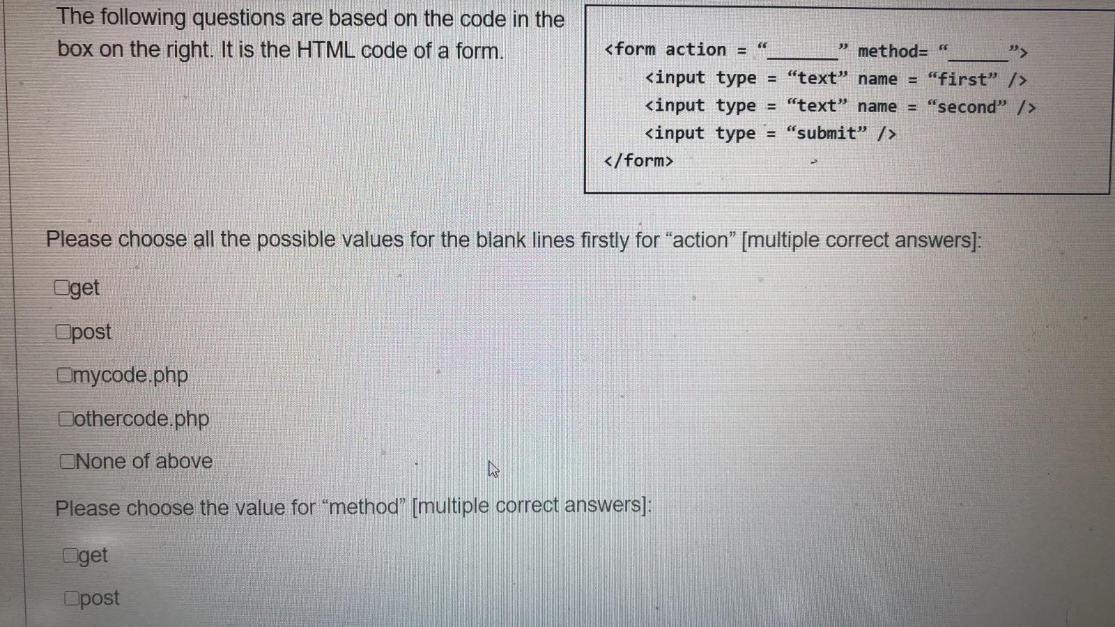 Horizontal Code Question Solved The following questions are based on the code in the | Chegg.com