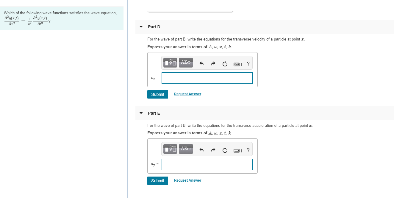 Solved Which of the following wave functions satisfies the | Chegg.com