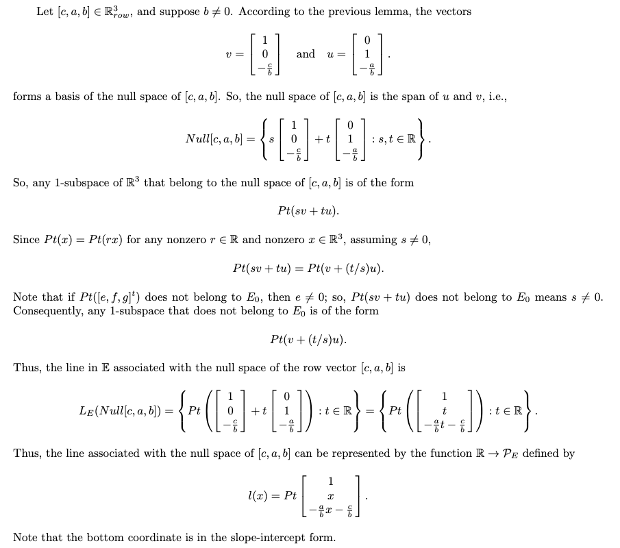 Solved Let [c, A, B] € RŞow, And Suppose B#0. According To | Chegg.com