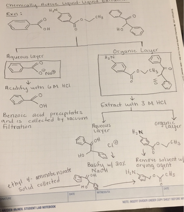 Solved liquid/liquid extraction pre lab questions 1. Why can | Chegg.com