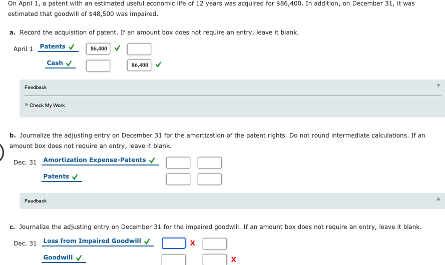 Solved On April 1, a patent with an estimated useful