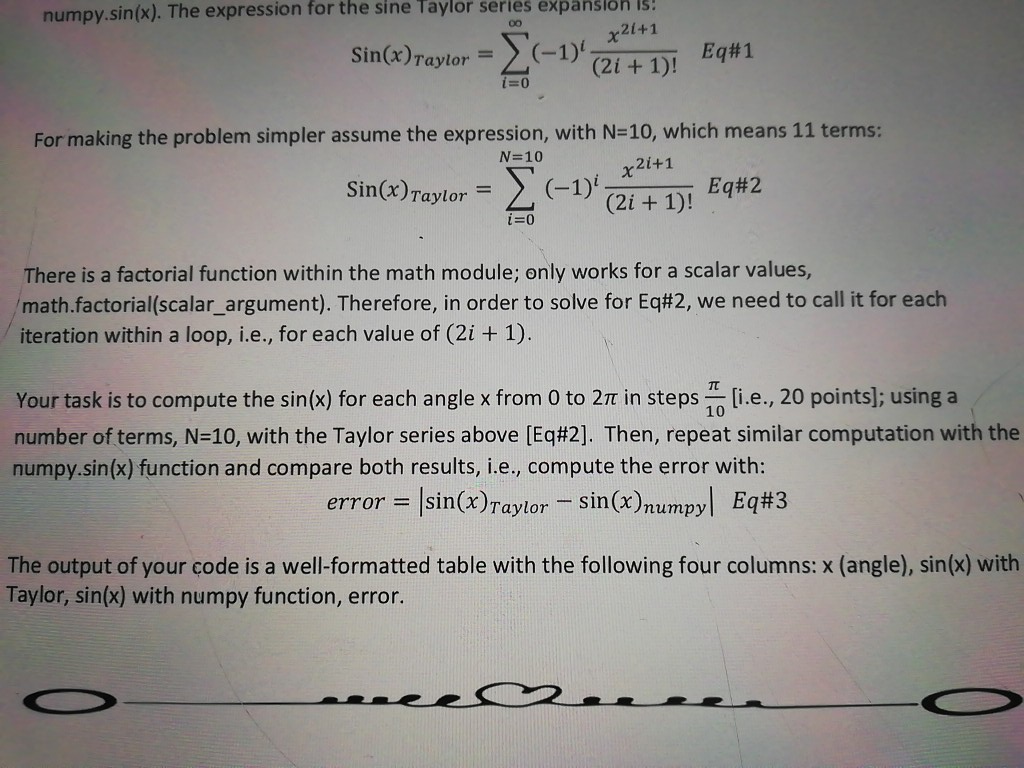 solved-1-write-a-python-code-to-calculate-the-sin-x-for