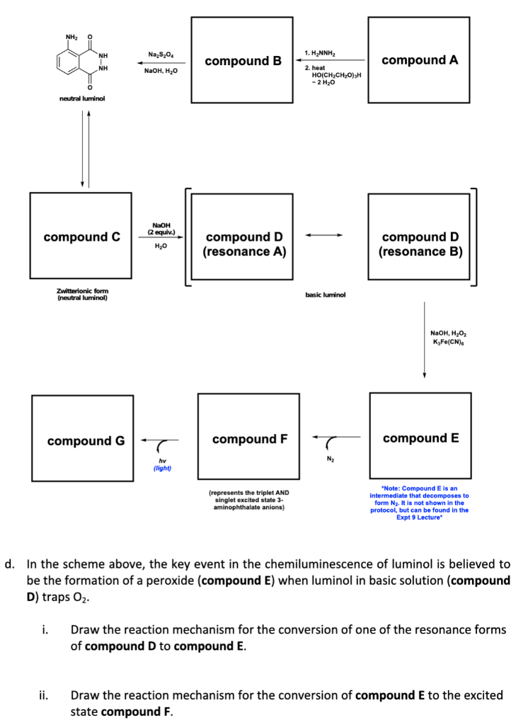 Solved NH NH Na 9,04 1. H2NNH compound B compound A NH NaOH, | Chegg.com