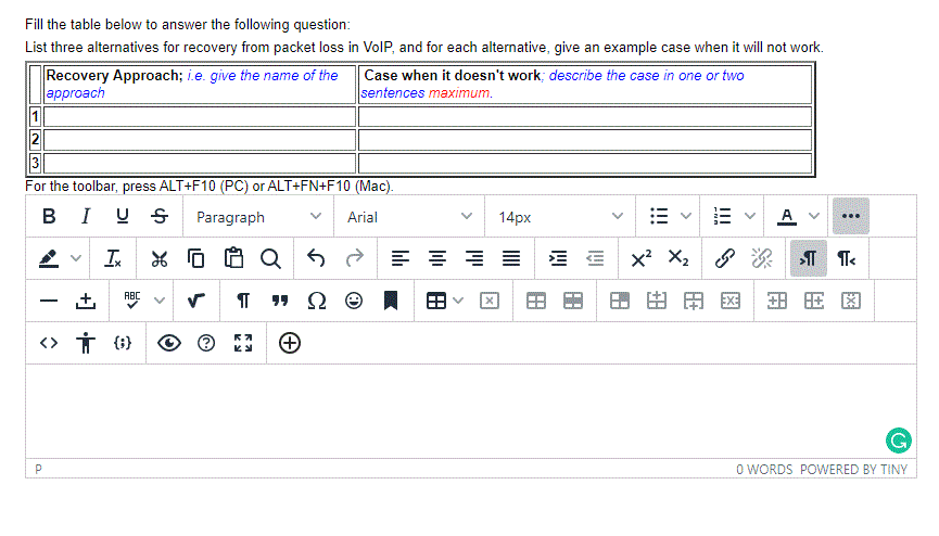 Solved Fill the table below to answer the following | Chegg.com