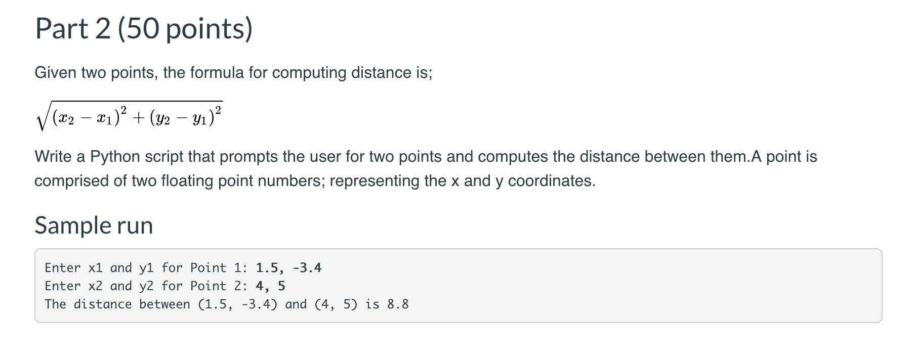 how-to-calculate-distance-between-two-points-python