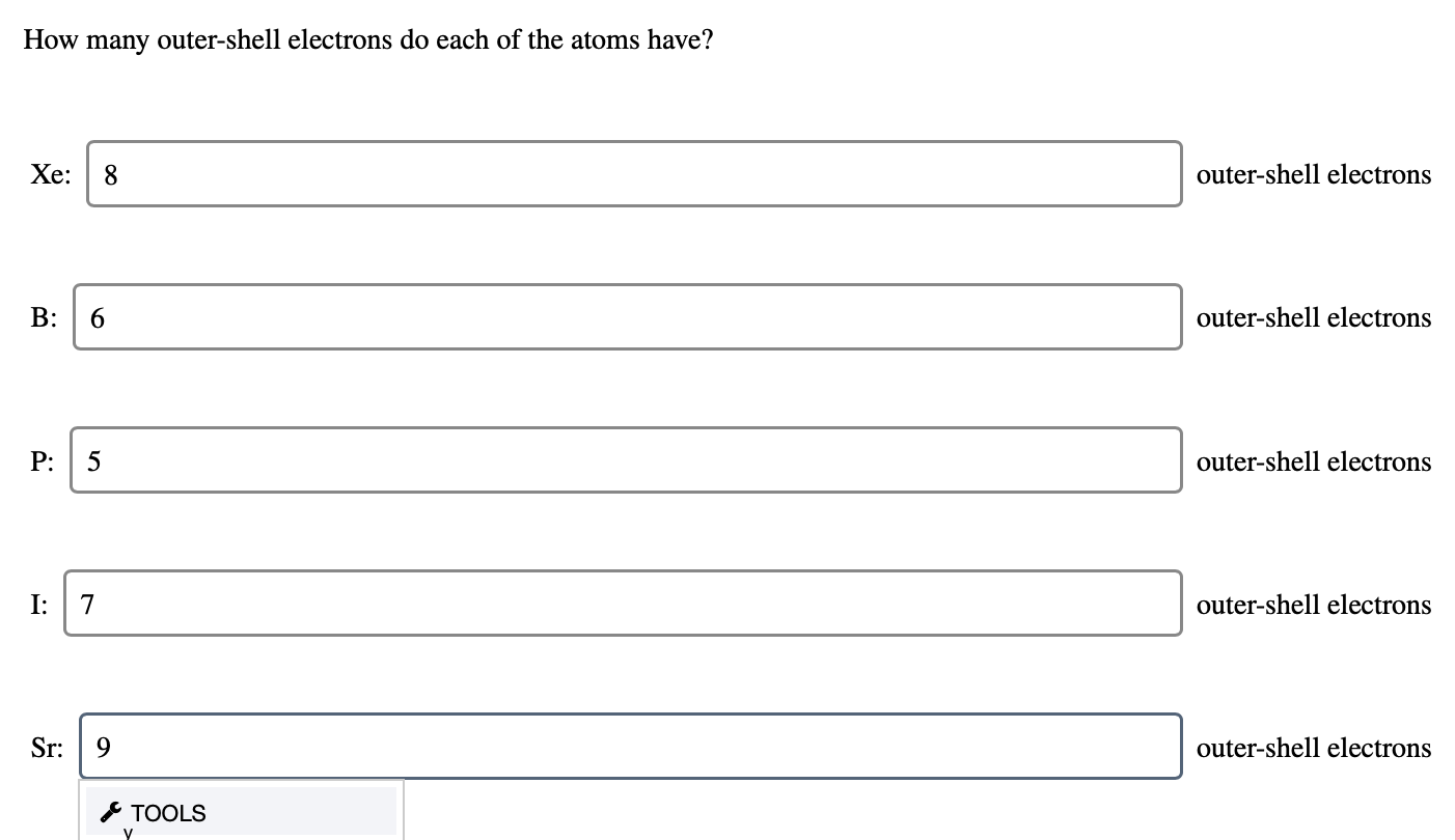 max no of electrons in o shell