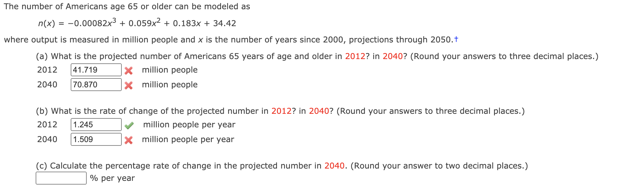 Solved = = The number of Americans age 65 or older can be | Chegg.com