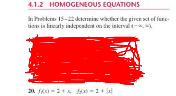Solved In Problems 15-22 determine whether the given set of | Chegg.com