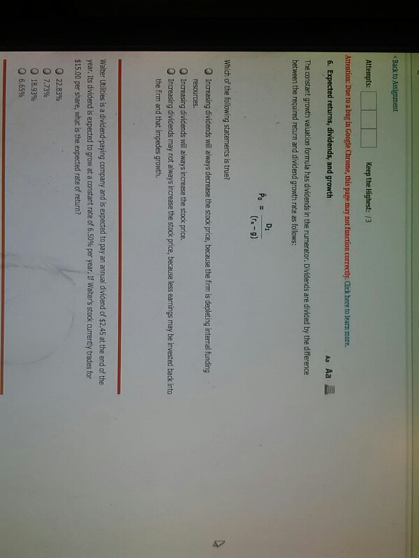 Solved Keep the Highest: 13 Attempts: Attention: Due to a | Chegg.com