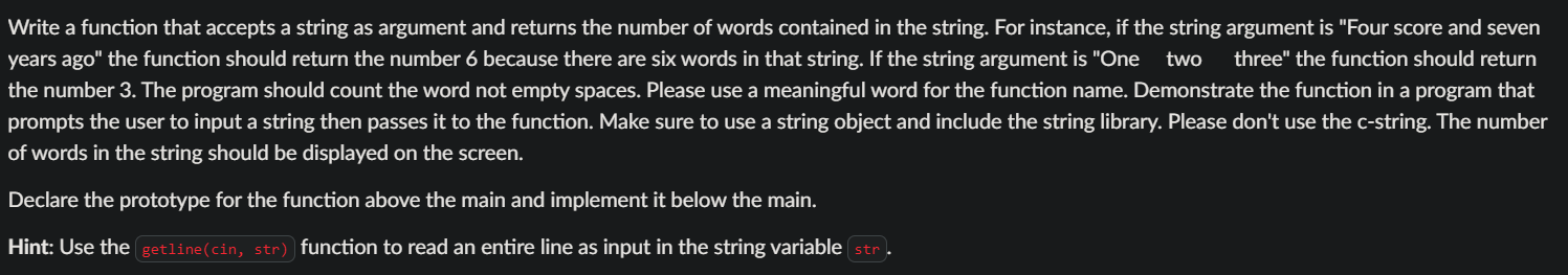 Solved Examples: Input: aa bb 33 cc Output: 4 Input: a@b | Chegg.com