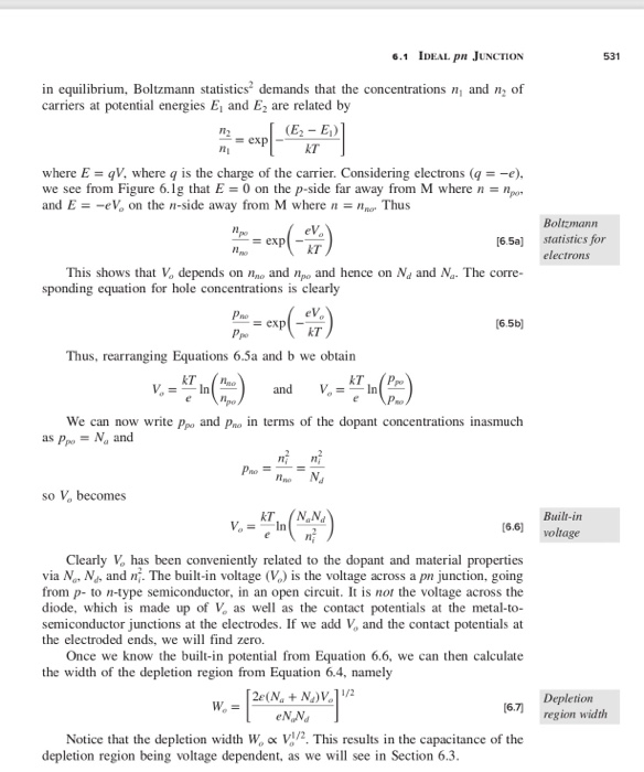 Solved derive the built-in-electrical field and the | Chegg.com