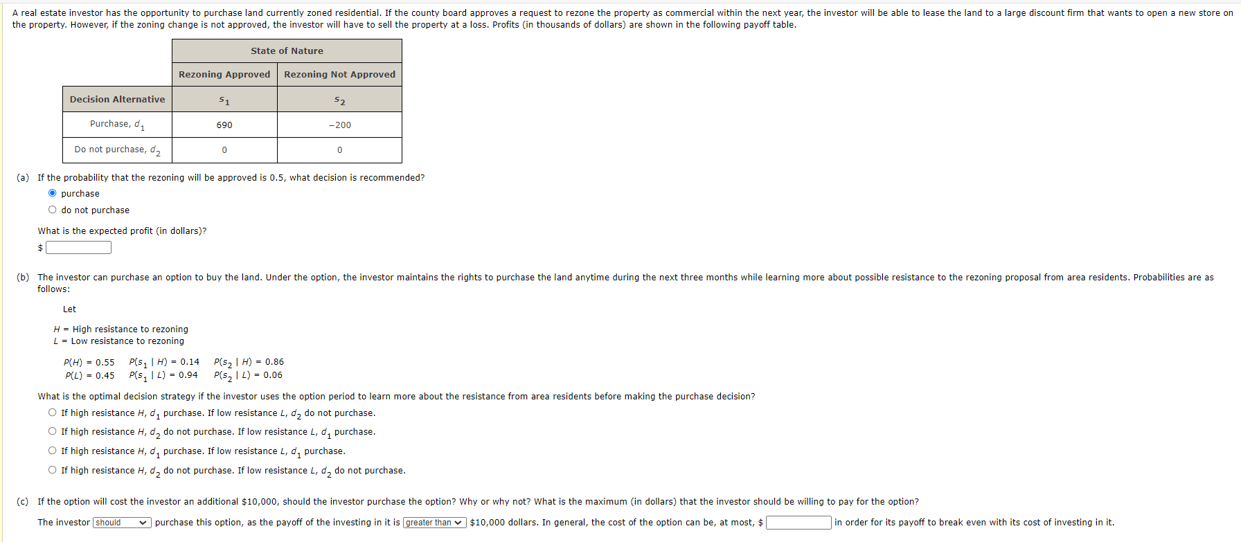 Solved *PLEASE ANSWER ALL PARTS OF THE QUESTIONS A B AND C | Chegg.com