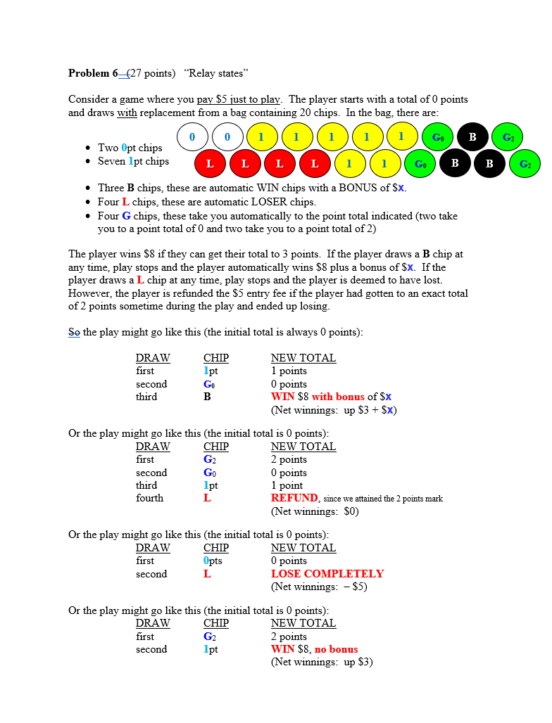 Problem 6_{27 points) "Relay states" Consider a game | Chegg.com