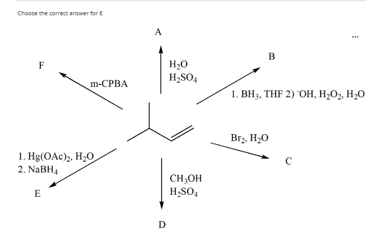 Solved Choose the correct answer for E | Chegg.com