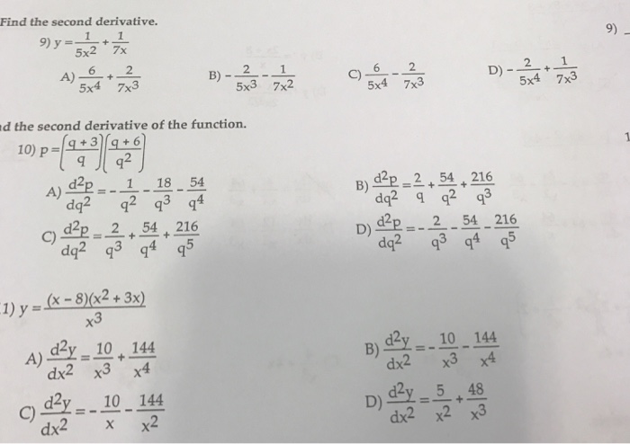 solved-find-the-second-derivative-y-1-5x-2-1-7x-6-5x-4-chegg