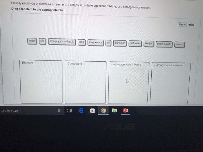 Is Orange Juice With Pulp An Element A Compound A Heterogeneous Mixture