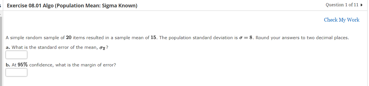 Solved A Simple Random Sample Of 20 Items Resulted In A | Chegg.com