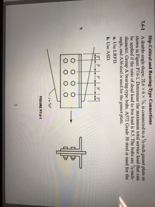 Solved SlipCritical and BearingType Connections A