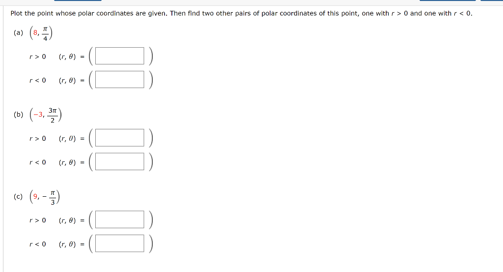 Solved Plot the point whose polar coordinates are given. | Chegg.com