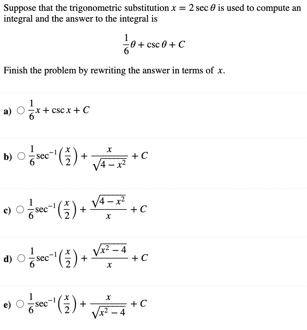 Solved 2 sec 0 is used to compute an Suppose that the | Chegg.com