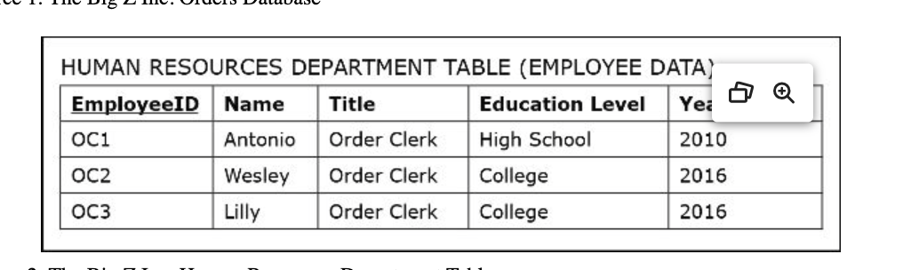 Solved • customer, including:• customer ID• customer name• | Chegg.com