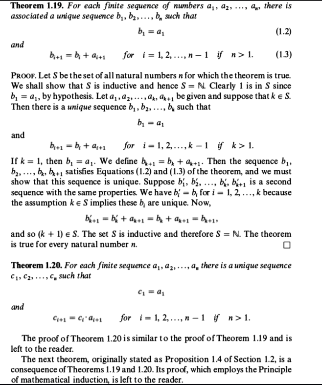 Solved Please Prove theorem 1.20. Theorem 1.19 is similar | Chegg.com