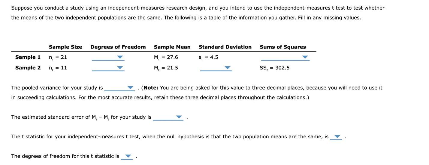 Solved Suppose you conduct a study using an | Chegg.com