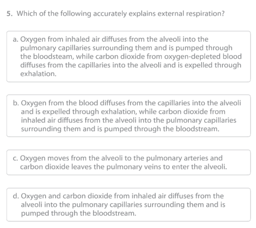 Solved 5. Which of the following accurately explains | Chegg.com