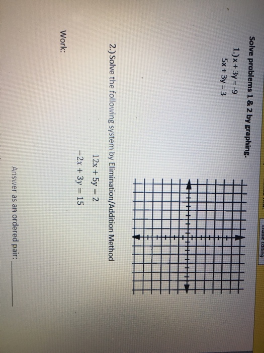 solve 5x 3y 3