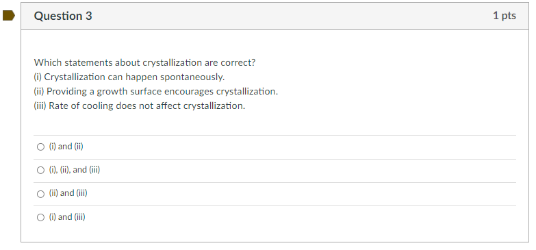 Solved Question 3 1 pts Which statements about | Chegg.com