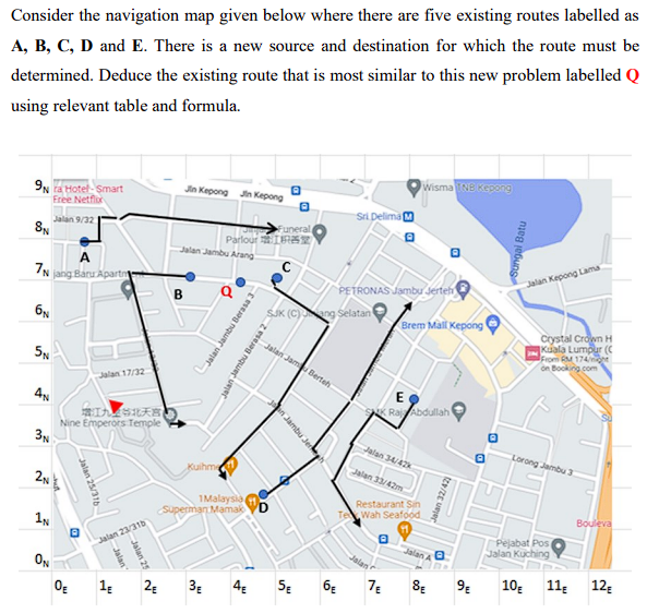 Consider the navigation map given below where there | Chegg.com