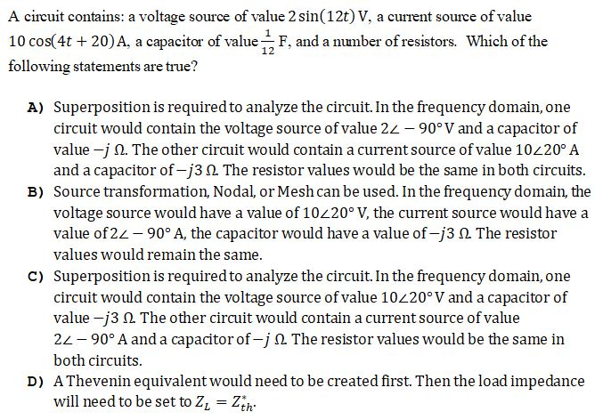 Solved A circuit contains: a voltage source of value 2 | Chegg.com