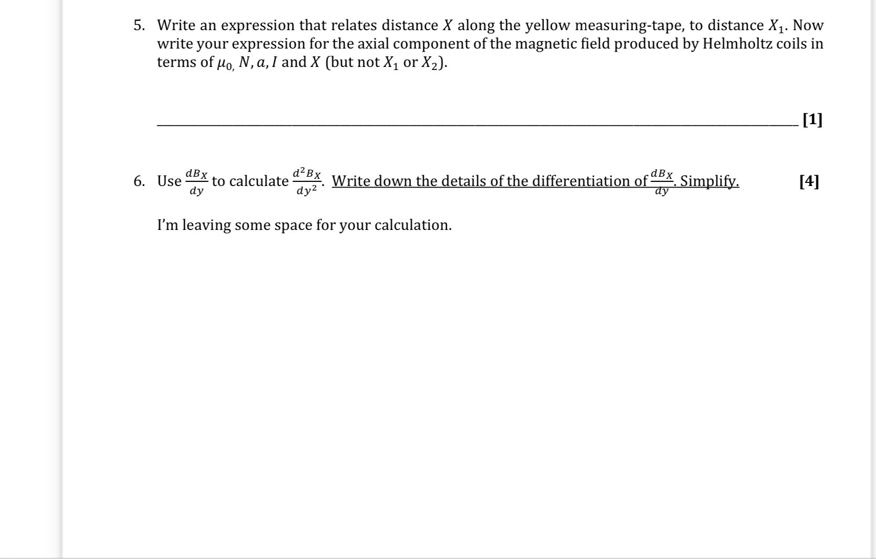 Solved 5. Write an expression that relates distance X along | Chegg.com