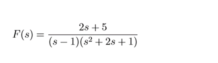 Solved Determine the inverse Laplace transform of the | Chegg.com
