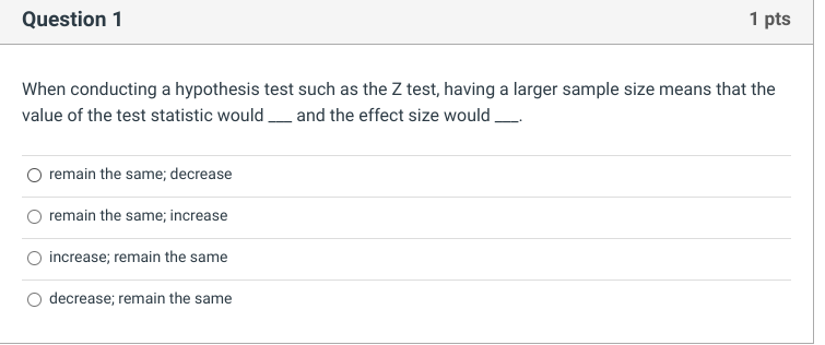 Solved Question 10 1 pts A one-sample t test in SPSS | Chegg.com
