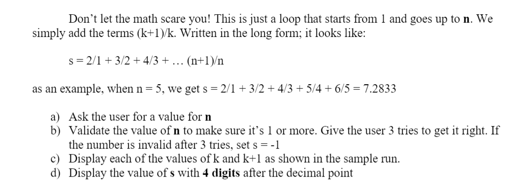 Solved 1. Calculating sum of series is an important concept. | Chegg.com