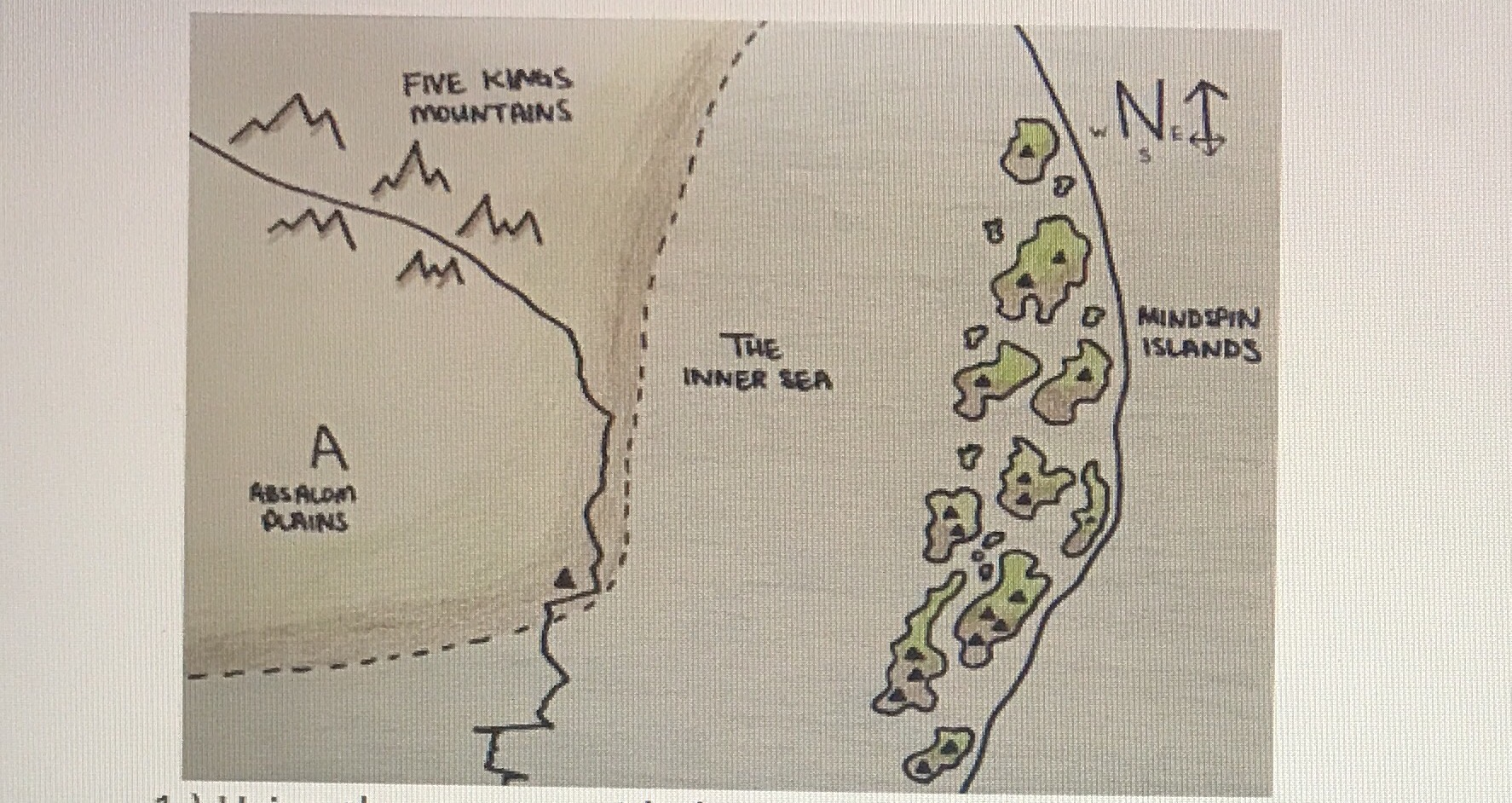Solved 1.) Using the map provided, answer the following | Chegg.com