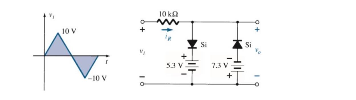 Solved Determine the Vo for the positive half cycle and | Chegg.com