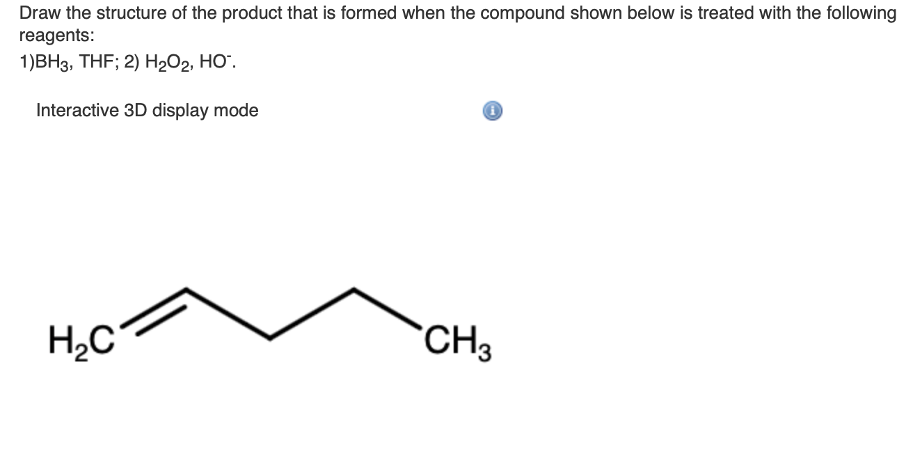 Solved Draw the product formed when the compound shown below | Chegg.com