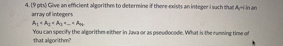 Solved 4.(9 pts) Give an efficient algorithm to determine if | Chegg.com